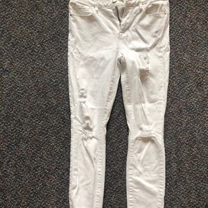 White jeans